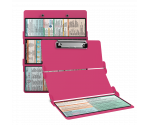 WhiteCoat Clipboard® Trifold - Pink Physical Therapy Edition